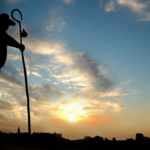 Una fuente de vino gratis en el Camino