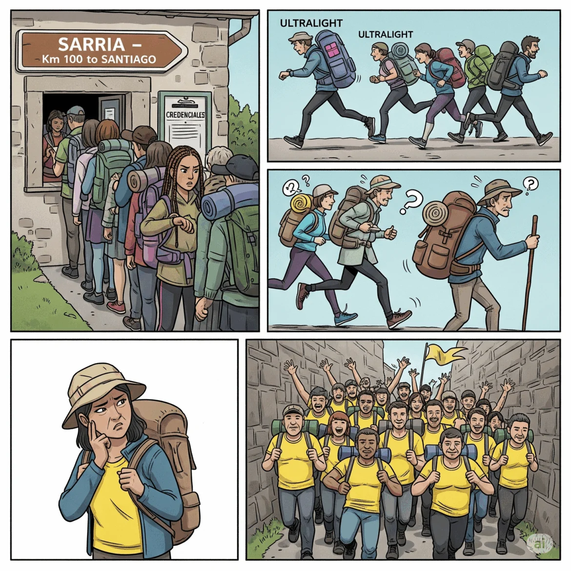 De Sarria a Santiago: La Romería Express para Peregrinos