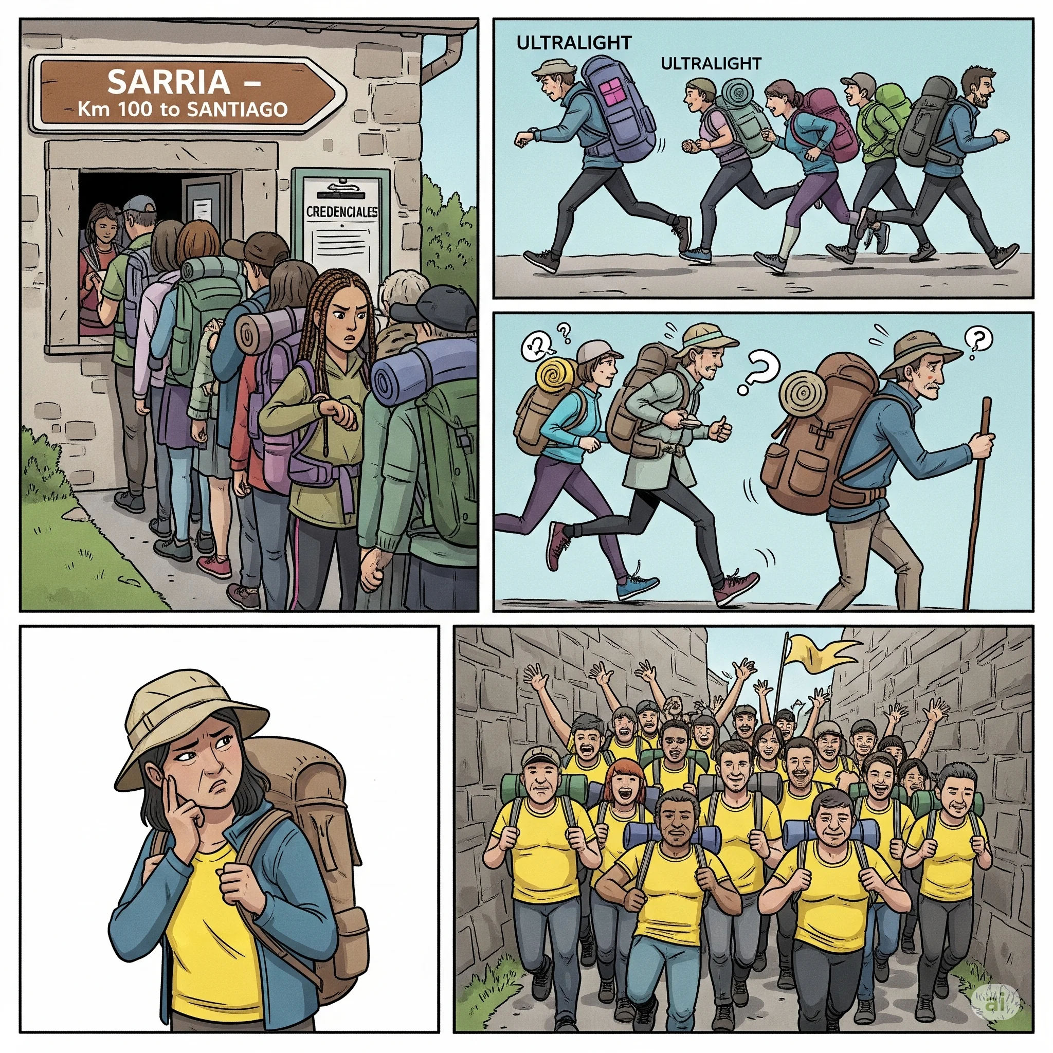 De Sarria a Santiago: La Romería Express para Peregrinos