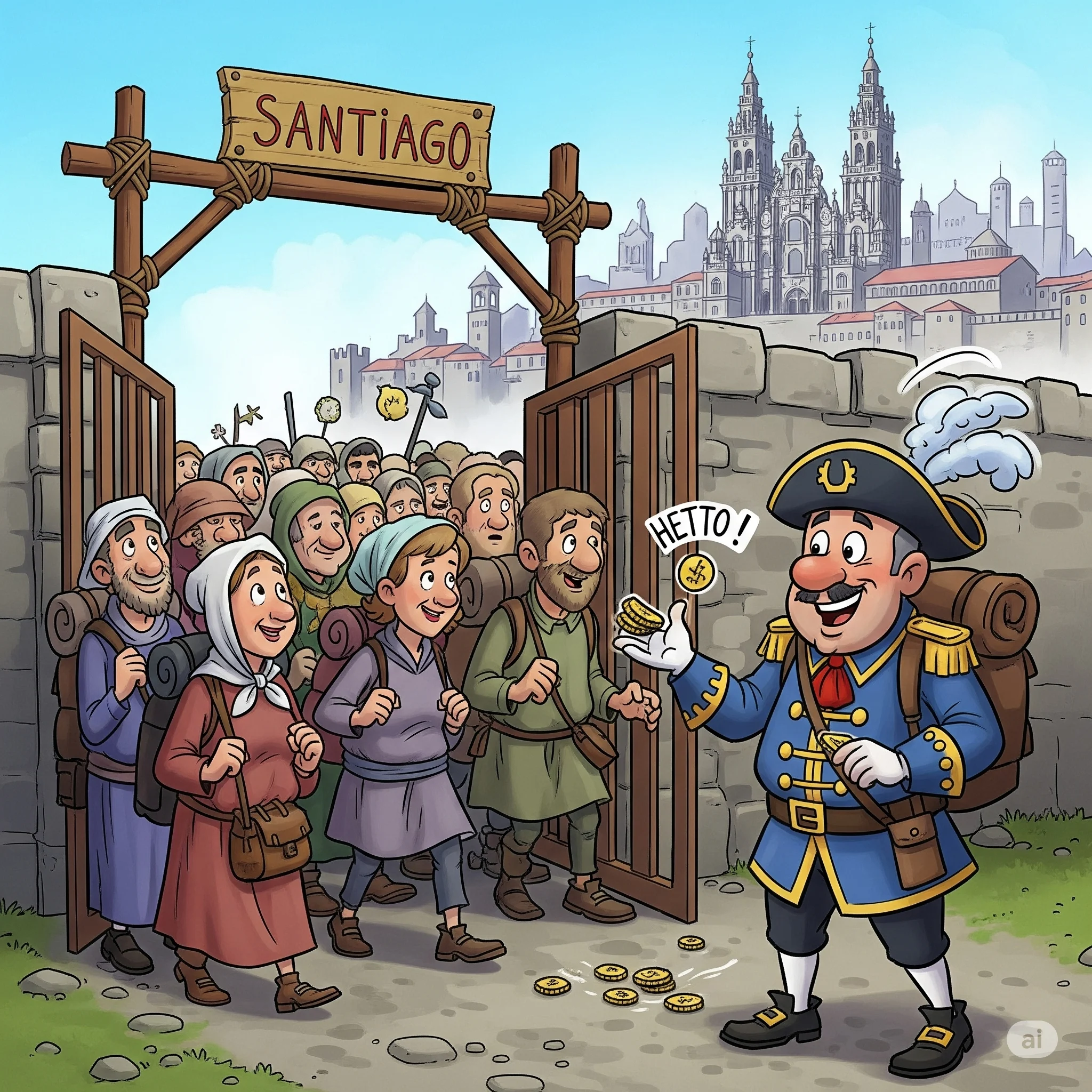 Compostela now comes with a surcharge!