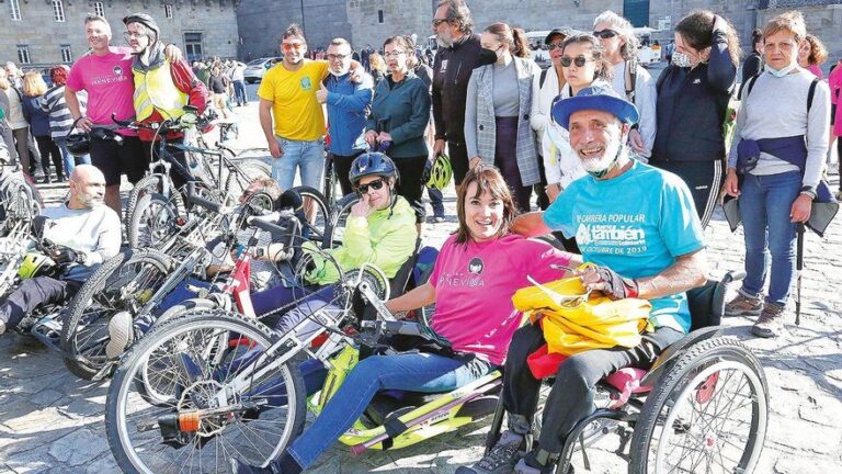 Excitement in the Obradoiro: Irene Villa leads the 21st Edition of the Adapted Path