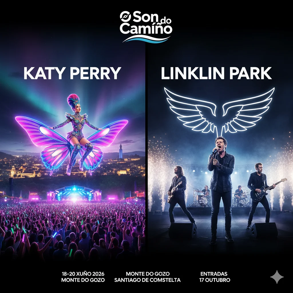 o fils do camiño Linkin Park et Kate Perry