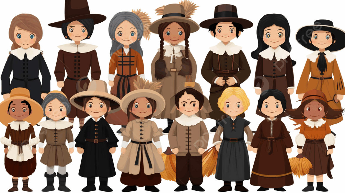 8 Tipos de Peregrinos que Encontrarás en el Camino 1 pngtree pilgrim children in costume illustration picture image 2742952