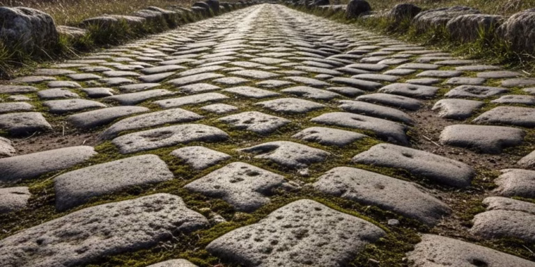 La vía romana que dio origen al Camino Francés