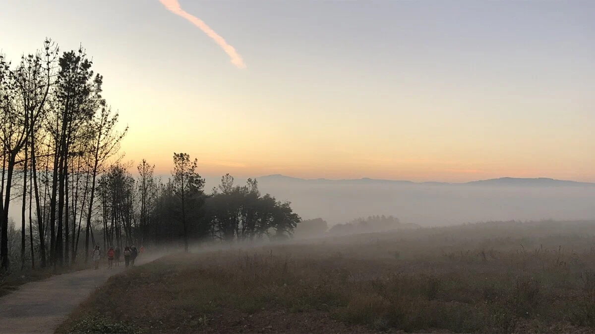 Stille auf dem Jakobsweg