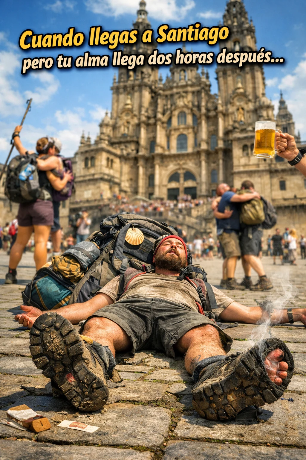 “Chronicle of a pilgrim who arrived in Santiago”