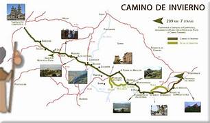 Mapa Camino de Invierno
