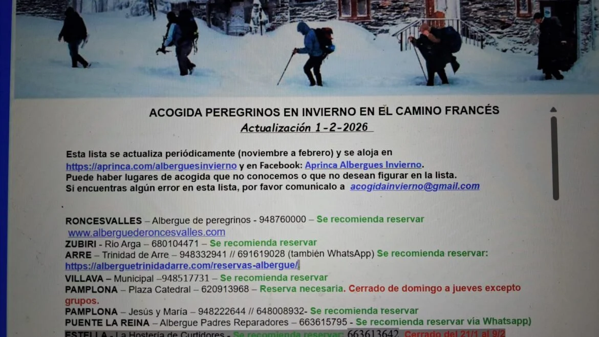 Indispensabile per fare il Cammino in inverno!!!