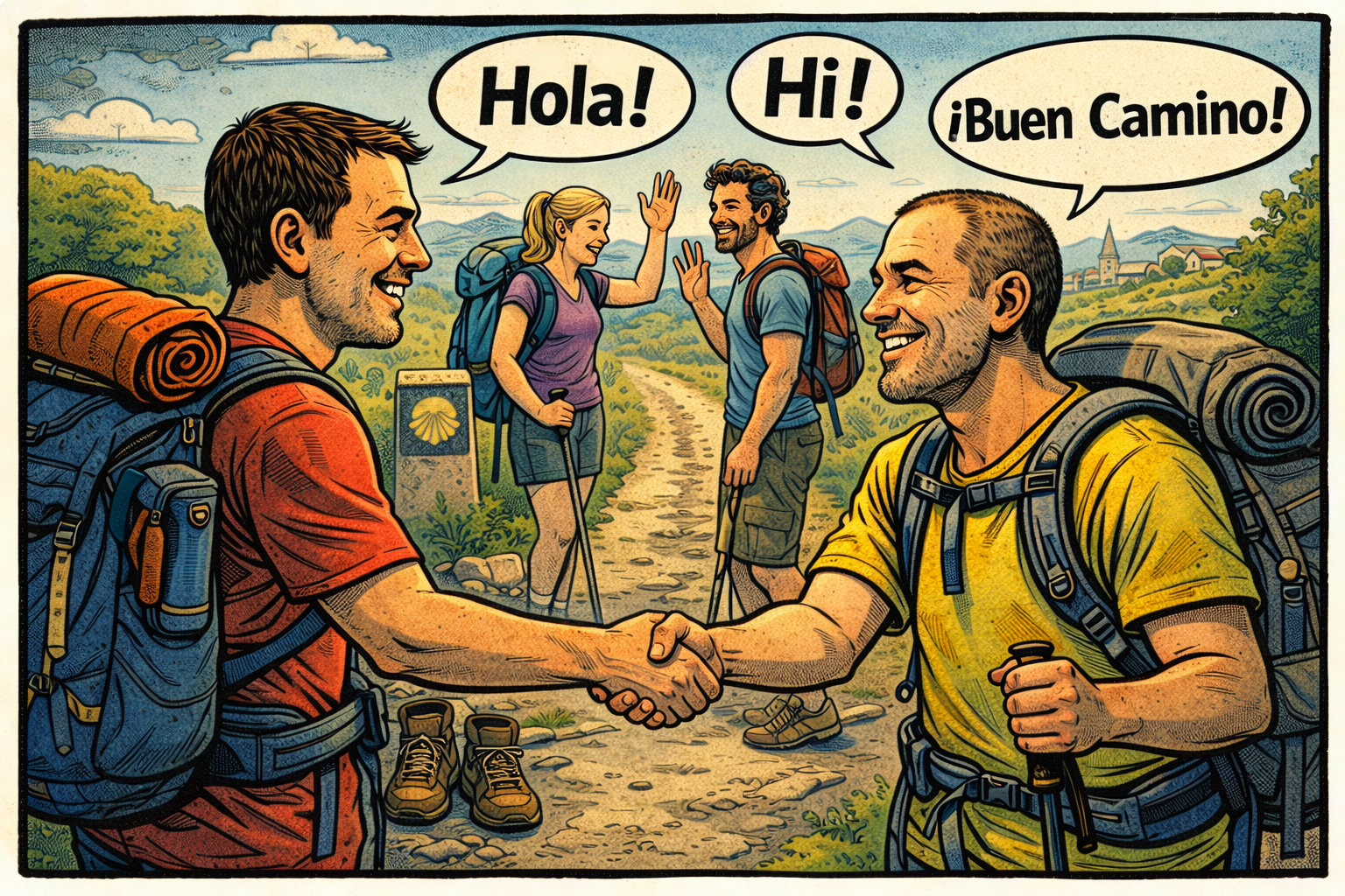 Normas no escritas del Camino de Santiago