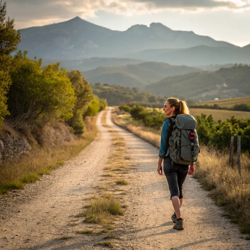 una-mujer-caminando-sola-en-una-etapa-del-camino-d