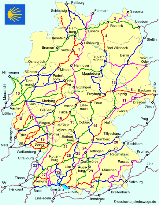 CAMINO DE SANTIAGO ALEMANIA