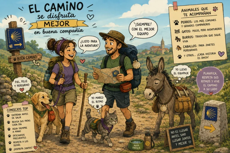 Consejos: Peregrinar con animales en el Camino de Santiago