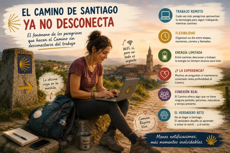Il Cammino di Santiago non si disconnette più...