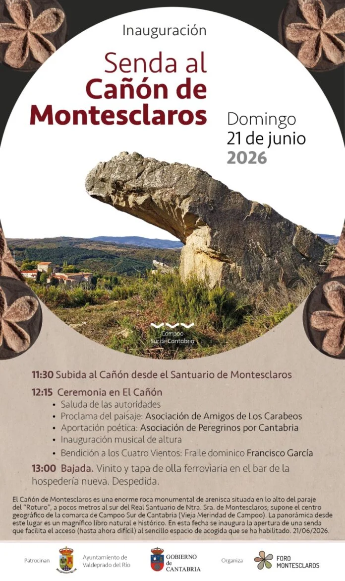 Eine Gedenktafel und ein Gedicht für den Montesclaros Canyon Trail