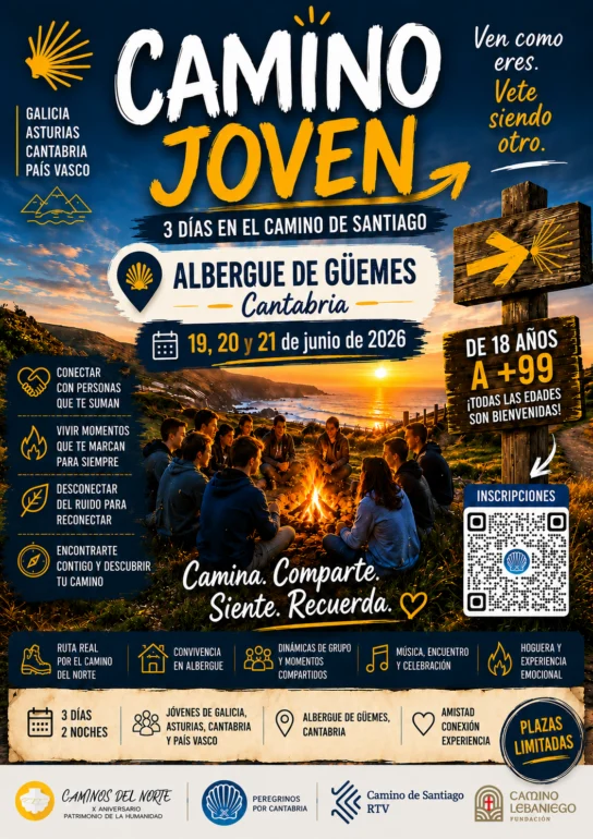 #JCJ 2026: Cantabria impulsa la gran cita juvenil del Camino