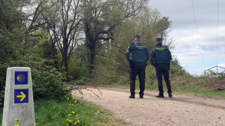 Una peregrina agrede a dos agentes con un cuchillo