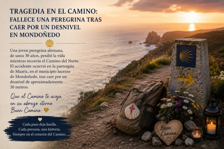 Tragedia en el Camino: fallece una peregrina alemana