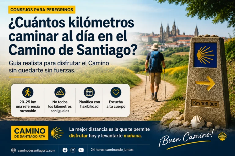 Combien de kilomètres parcourir par jour sur le Camino de Santiago ?