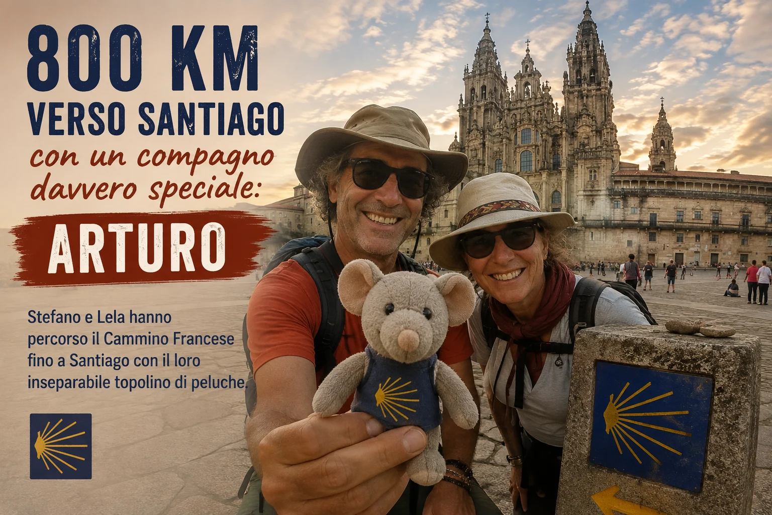 800 km Santiagora bidelagun berezi batekin: Arturo
