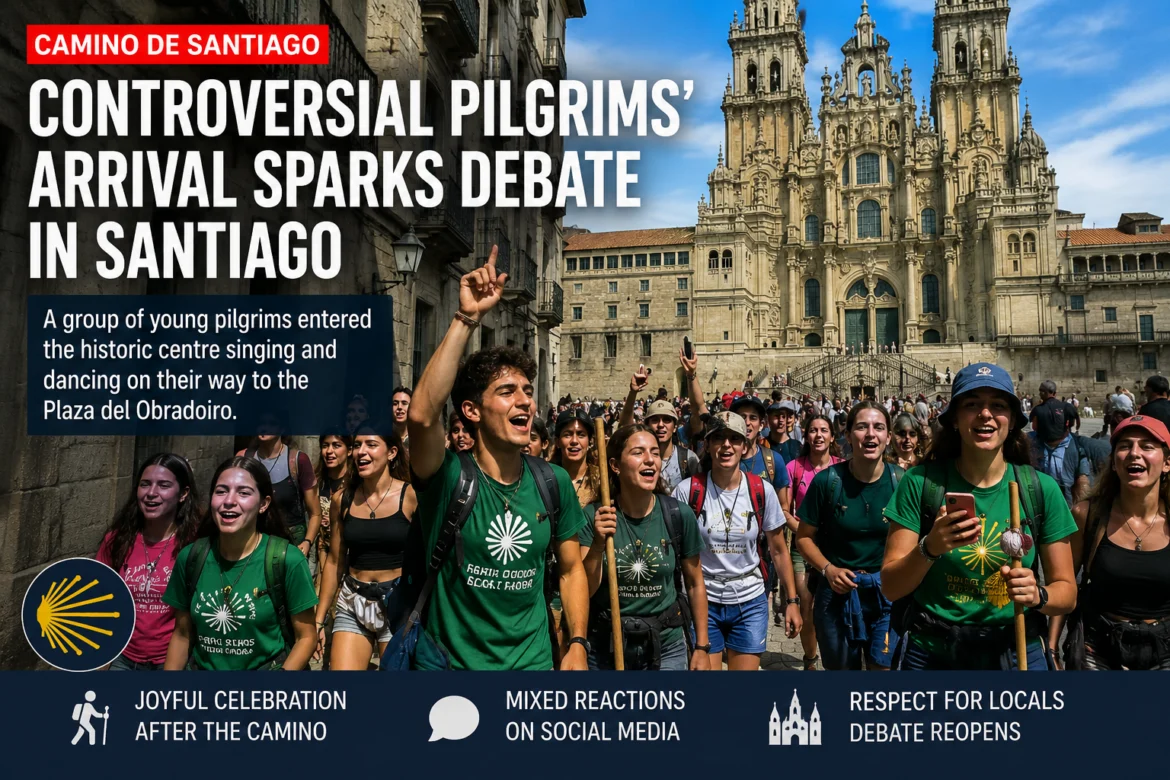 Controversial Pilgrims' Arrival Sparks Debat in Santiago