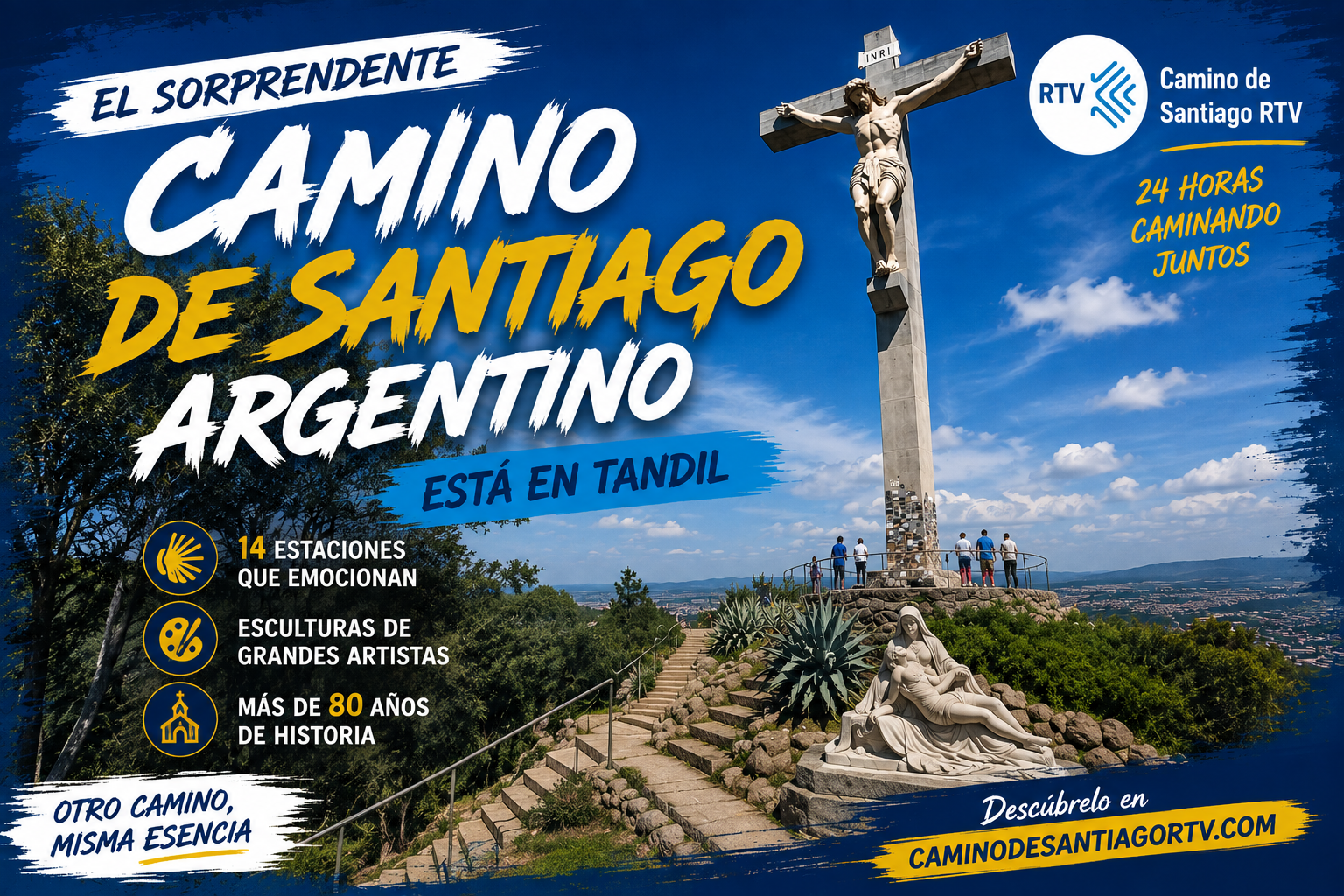 El sorprendente “Camino de Santiago” argentino está en Tandil