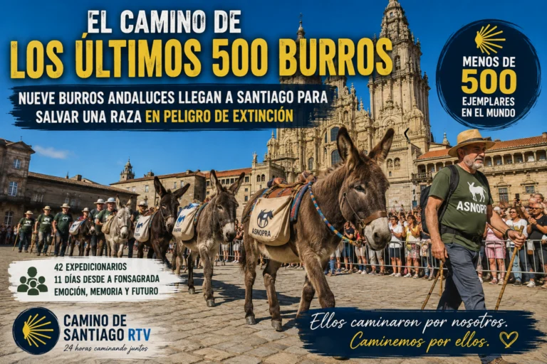 El Camino de Santiago de los últimos 500 burros