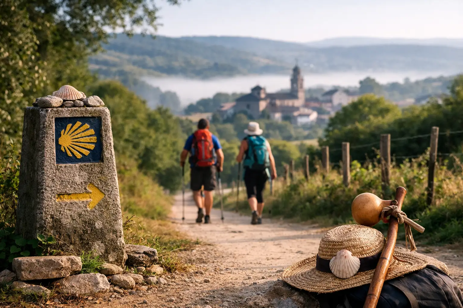 Etapas del Camino Francés desde Sarria con calma