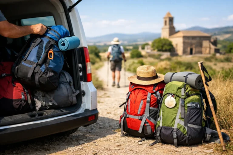 Transport de sacs à dos Camino de Santiago