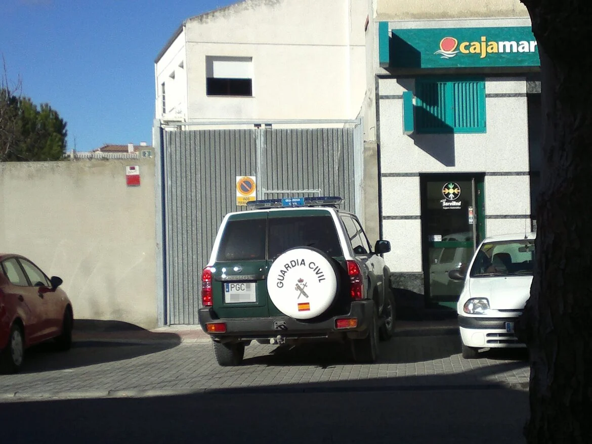 Vehículo patrulla de la Guardia Civil
