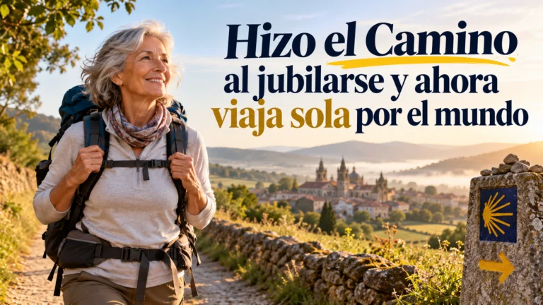 Hizo el Camino al jubilarse y ahora viaja sola por el mundo