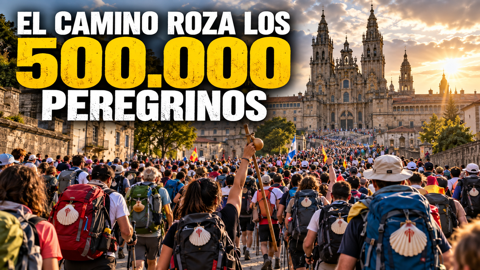 El Camino roza los 500.000 peregrinos