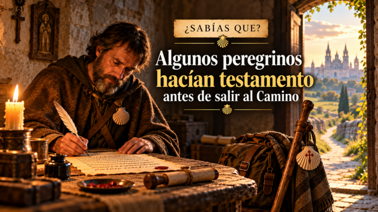 ¿Sabías que algunos peregrinos hacían testamento antes de salir?