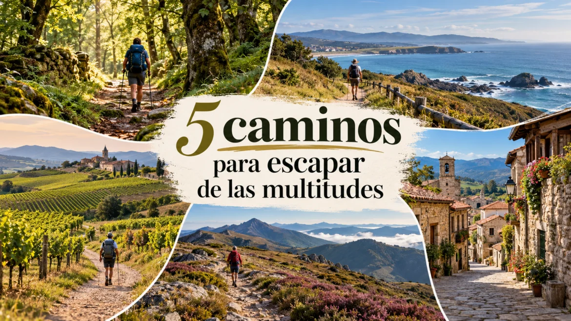5 itinéraires Camino pour échapper à la foule