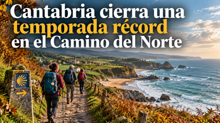 Cantabria cierra una temporada récord en el Camino del Norte