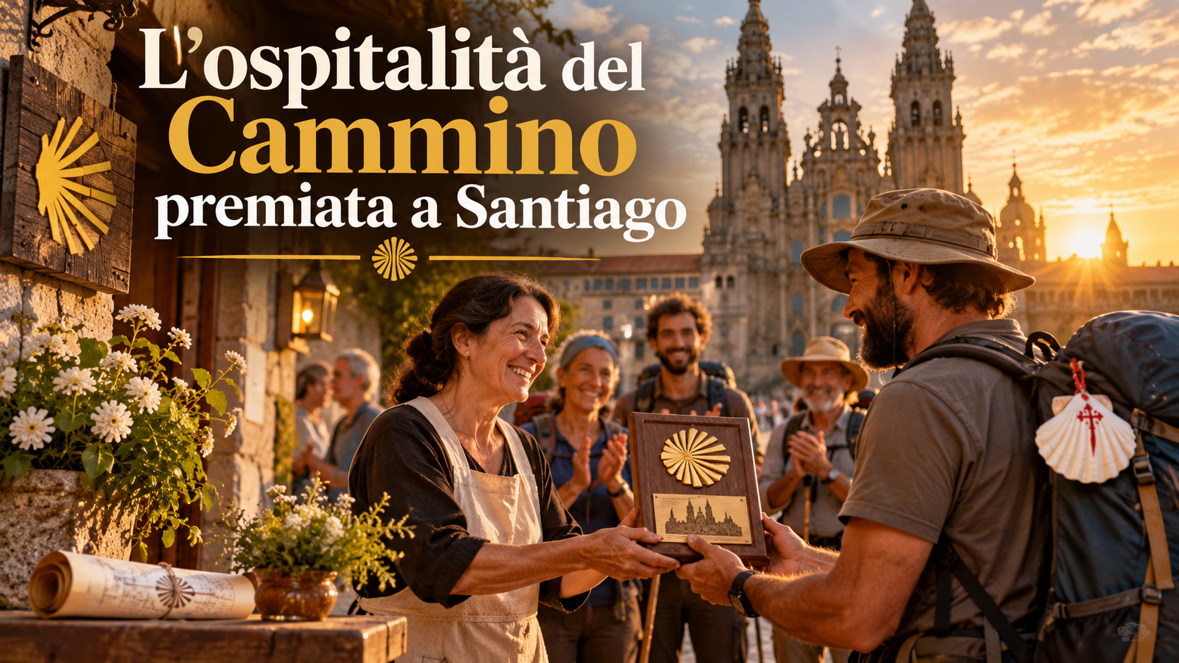 L’ospitalità del Cammino premiata a Santiago