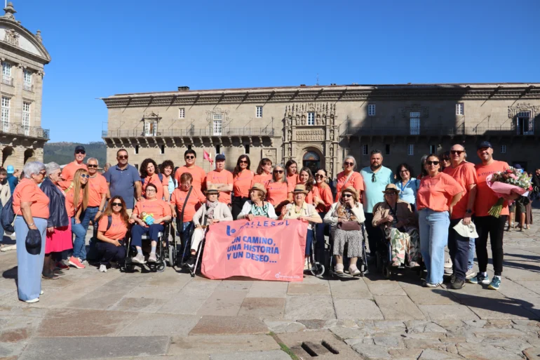 Alegría vuelve al Camino acompañada