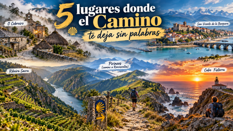 5 lugares donde el Camino te deja sin palabras