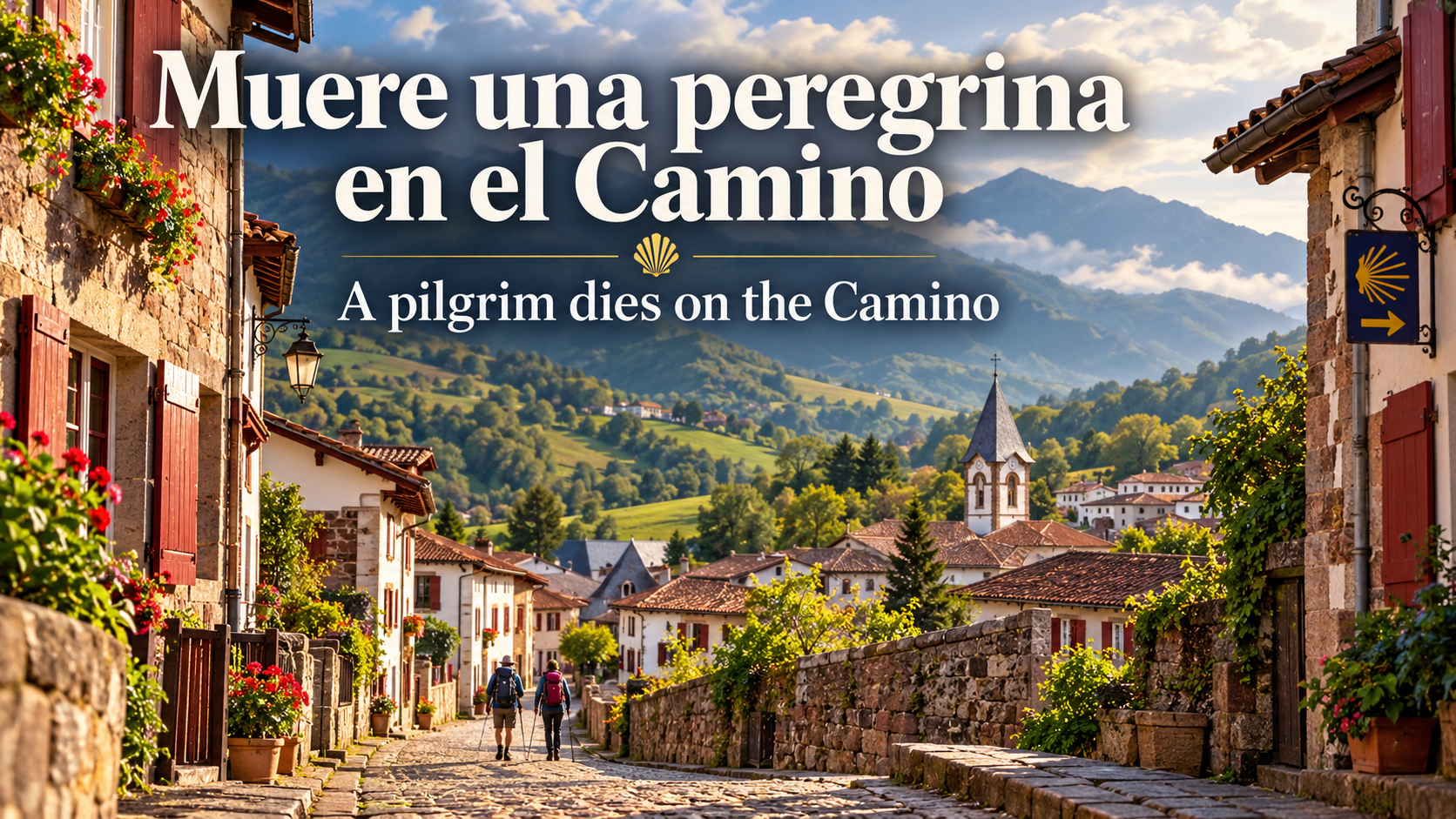“Muere una peregrina en su primera etapa del Camino”.
