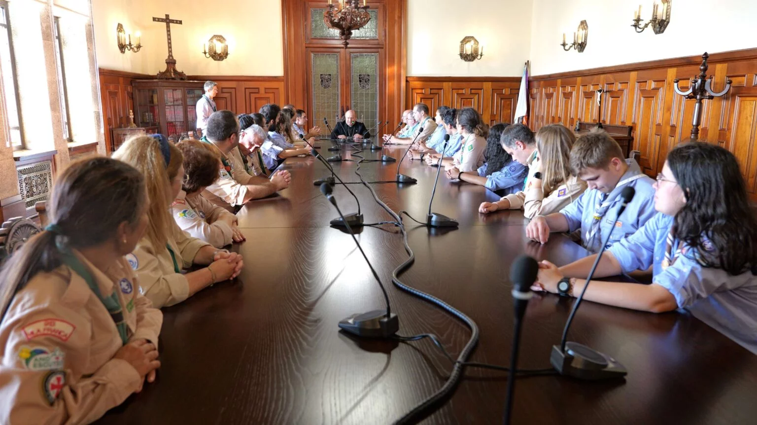 Scouts de Galicia y Portugal crean una red hacia a Santiago